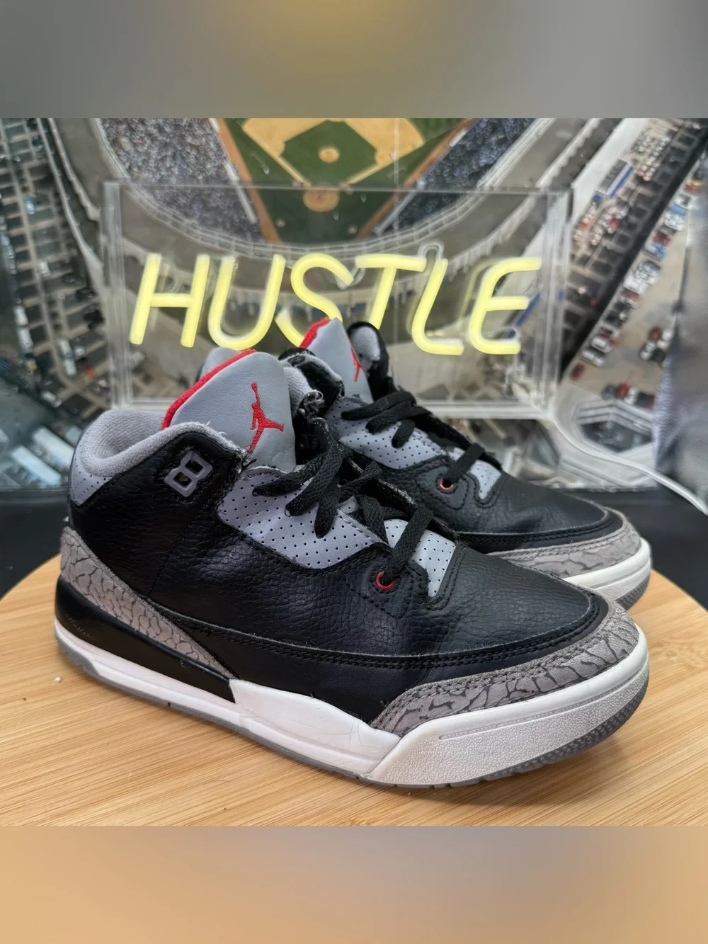 Nike Air Jordan 3 Retro (GS) “Black Cement” Youth Sz 3Y